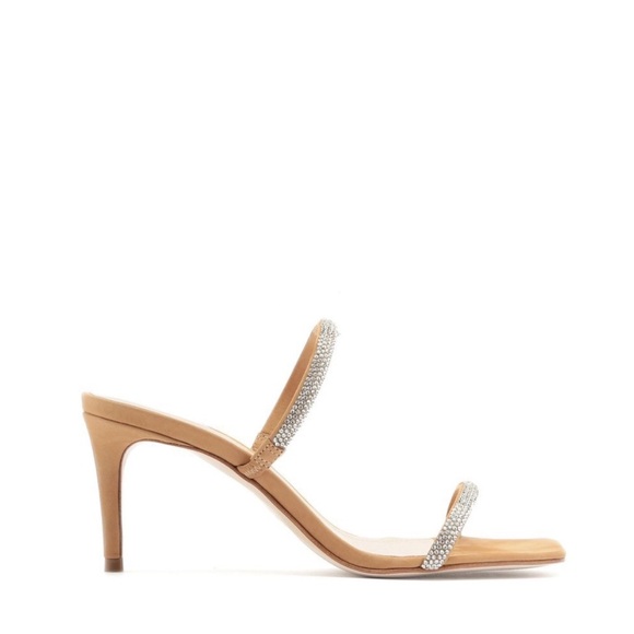 NEW Schutz Taleen Heels Honey Beige Size 8.5